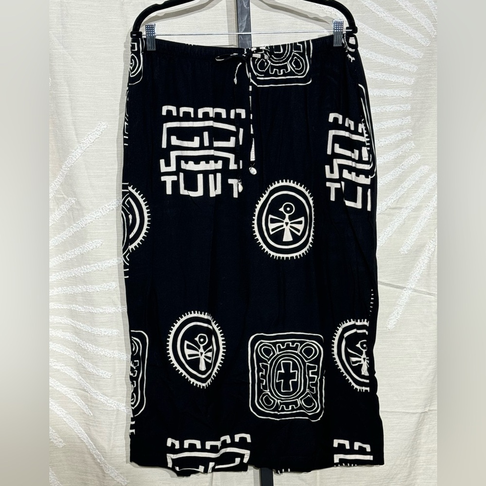 Ashro Native American Print Skirt